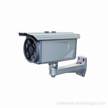 720p waterproof IP camera with H.264 compression, supports ONVIF
